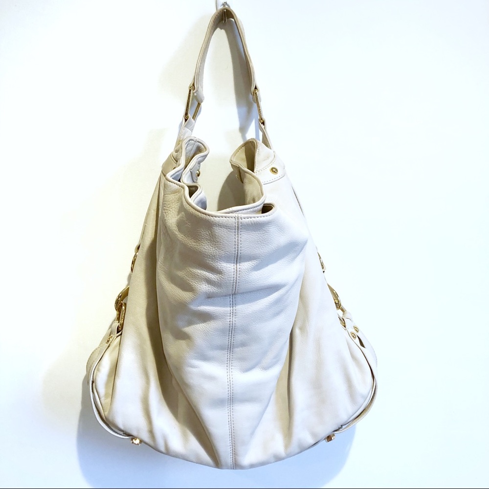 Rebecca Minkoff Lambskin Leather Hobo Shoulder Bag